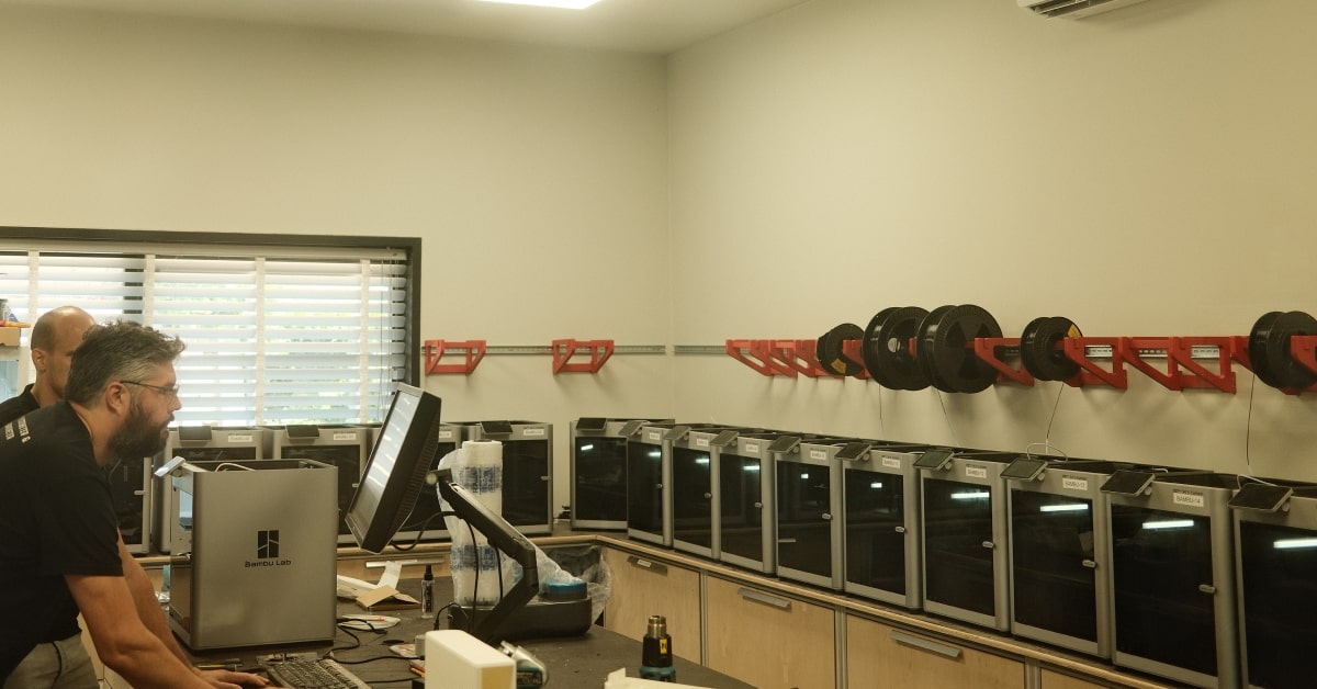 Teacher managing classroom